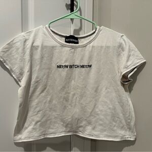 Kittenish crop top